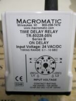 MACROMATIC TR-50228-05N Time Delay Relay Ser B 24VAC/DC 0.1-10SEC  *NEW* - Image 5