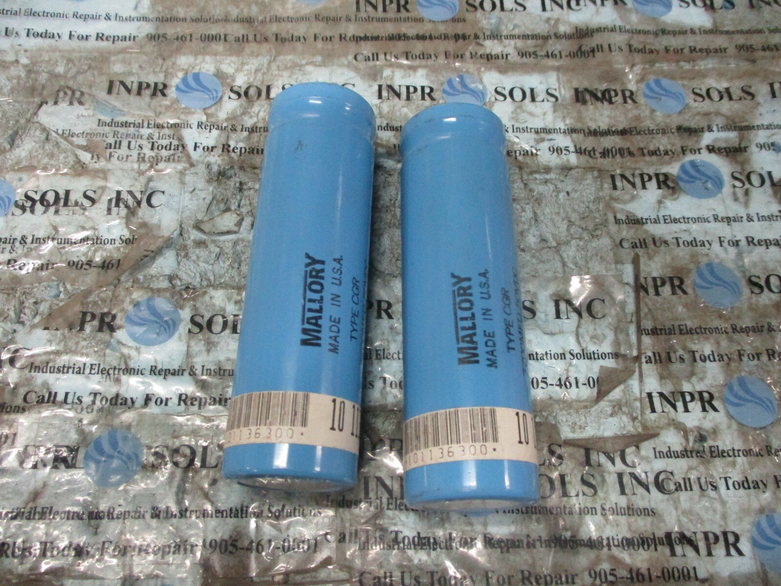 MALLORY-Type-CGR-Capacitor-7700MFD-50VDC-75VDC-Mallory-CGR-TESTED-LOT-OF-2-154386601621 MALLORY Type CGR Capacitor 7700MFD 50VDC 75VDC Mallory CGR *TESTED LOT OF 2* - Image 1