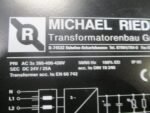 MICHAEL RIEDEL RDRKN 25 K Transformer 0.76KVA 300-480VAC 24VDC 25A *Tested* - Image 9