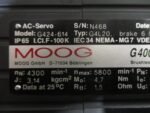 MOOG G424-614 AC G400 Series Brushless Servo Motor 1.8kW 325V 4300RPM *Tested* - Image 8