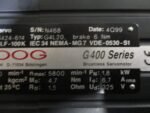 MOOG G424-614 AC G400 Series Brushless Servo Motor 1.8kW 325V 4300RPM *Tested* - Image 9
