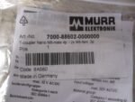 MURR 7000-88602-0000000 T-Coupler Nano M8-male 4p/2X M8-fem 3p 0.14-0.34mm *NEW* - Image 4