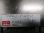 Mean Well S-200-24 MW DC Power Supply 110/220VAC 24VDC 8.5Amp *TESTED* - Image 6
