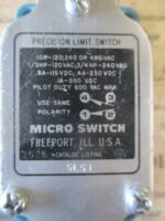 Micro Switch 5LS1 Precision Limit Switch 10A 125/250/480V 1/3HP 8A-115VD*Tested* - Image 5