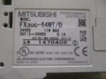 Mitsubishi FX3UC-64MT/D Programmable Controller 24VDC 0.1A FX3UC-64MT/D *Tested* - Image 7