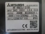 Mitsubishi HF-KN23J-S100 AC Servo Motor 3AC 103V 200W 3000r/Min *Fully Tested* - Image 6