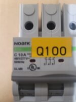 Noark 3 Pole Circuit Breaker 10A B1E C10A 10A 480Y/277V 10KA - Image 3