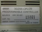OMRON 3G2S6-CPU29 Programmable Controller 24V AC/DC Omron S6 Controller *Tested* - Image 6
