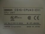 OMRON CS1G-CPU43-EV1 Sysmac CPU Programmable Controller  *Tested**Missing Cover* - Image 7