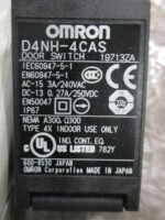 OMRON D4NH-4CAS Door Switch AC-15 3A 240VAC DC-13 0.27A/250AC NEMA Type 4X *NEW* - Image 5
