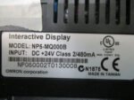 OMRON NP5-MQ000B Interactive Touch Screen Display 24VDC Class 2/480mA *Tested* - Image 9
