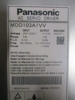 Panasonic MDD103A1VV AC Servo Driver 200-230VAC 5.8A 1kW 2500P/r *Tested* - Image 7