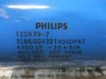 Philips 120639-7 Capacitor 3186GG432T400DPA3 4300uF 400VDC 362913456699 *TESTED* - Image 6