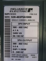 Reliance Electric S20-403P5A1000 Single Channel Analog Drive 400VAC 2HP *Tested* - Image 6