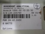 Rosemount 1055 Analytical 1055-02-10-20-30 Solu CompII Controller 24VDC *Tested* - Image 8