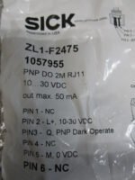 SICK ZL1-F2475 Proxy Sensor 1057955 PNP DO2M RJ11 10-30 VDC Out 50mA *NEW Sealed - Image 4