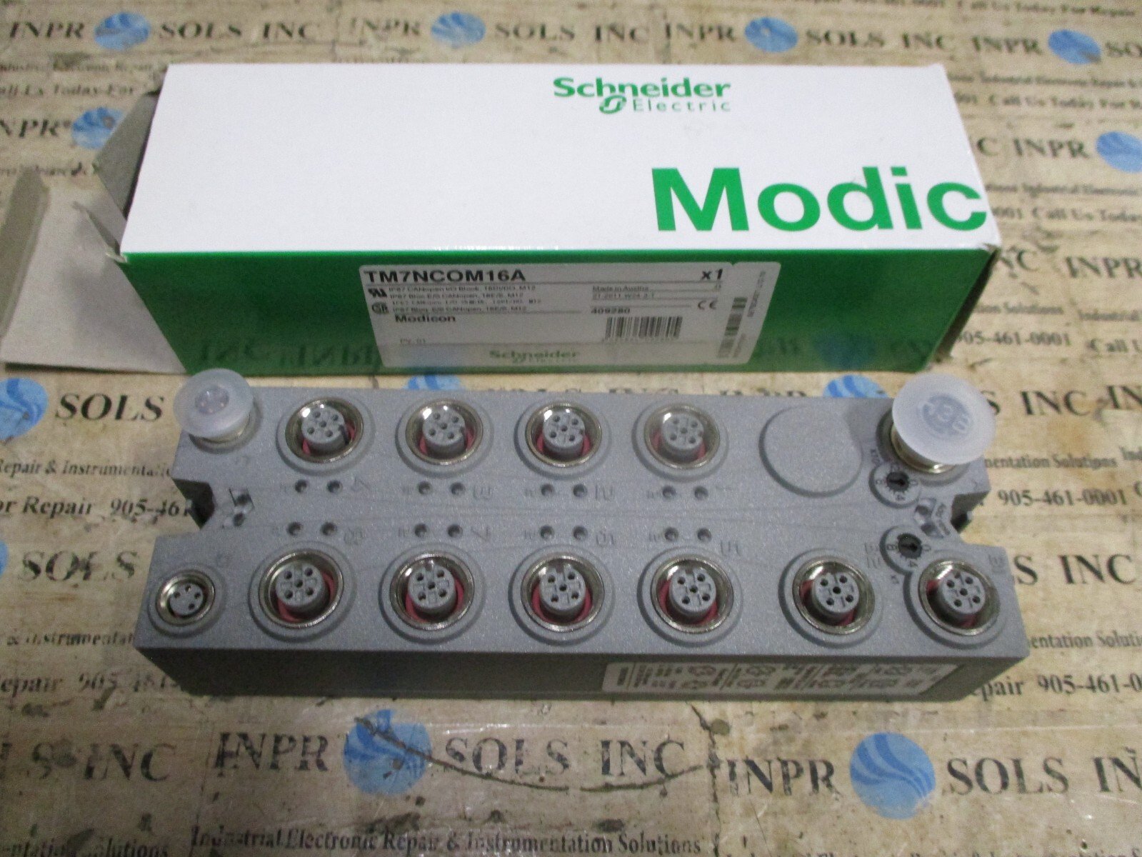 Schneider-TM7NCOM16A-Modicon-CANopen-IO-Block-16DIDO-Module-24VDC-05A-NEW-155186220971 Schneider TM7NCOM16A Modicon CANopen I/O Block 16DI/DO Module 24VDC 0.5A *NEW* - Image 1