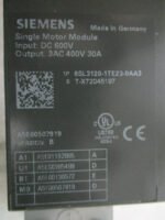 Siemens 6SL3120-1TE23-0AA3 Sinamics Single Motor Module 400VDC 30A PARTS BAD - Image 8