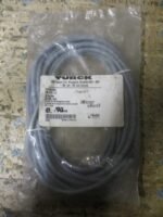 Turck RK4.5T-5 Single-ended cable M12 female connector 5meters 4 A 250V *NEW*