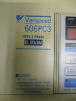 Yaskawa CIMR-PCE42P2 AC Drive Varispeed 606PC3 2.2kW 400VAC 4.8A 3.7KVA *Tested - Image 6