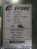 ABB DSQC608 Controller 3HAC 12934-1 EFORE SR92D390 Unit 230VAC 24VDC 5A*Tested* - Image 7