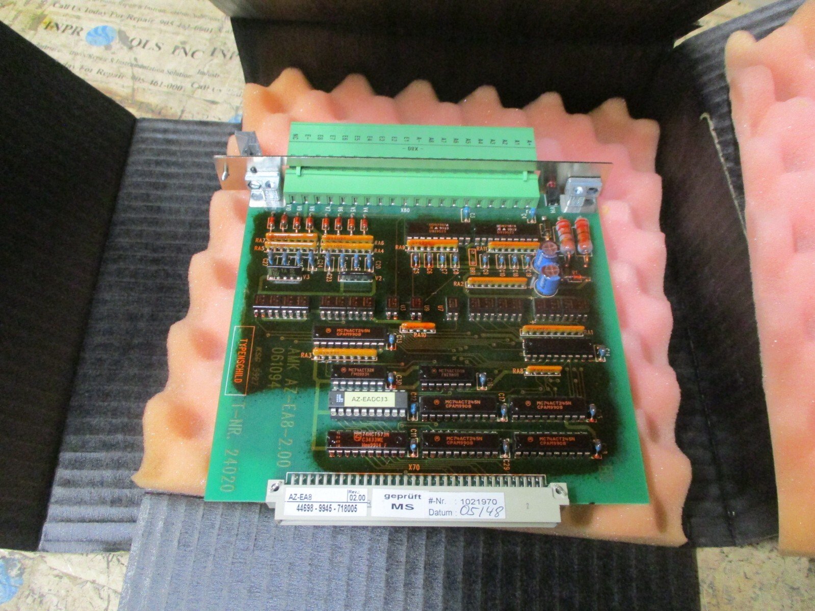 AMK-AZ-EA8-200-Control-Board-AMK-AZ-EA8-Control-Board-Module-061094-T-NR-NEW-167457651762 AMK AZ-EA8-2.00 Control Board AMK AZ-EA8 Control Board Module 061094 T-NR *NEW* - Image 1