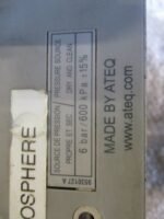 ATEQ E221-0323 Premier D Air Leak tester 6bar 600kPa INPU: 24VDC RS485 *Tested* - Image 9