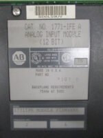 Allen Bradley 1771-IFE Analog Input Module 12 BIT Series A F/W. REV. J *Tested* - Image 8