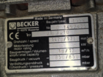 Becker Pump D-42279 Type: D 71 B4 P, VT 3.10, D1497475, 10/12 m3/h, 850 mbar - Image 3
