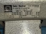Becker Pump D-42279 Type: D 71 B4 P, VT 3.10, D1497475, 10/12 m3/h, 850 mbar - Image 4