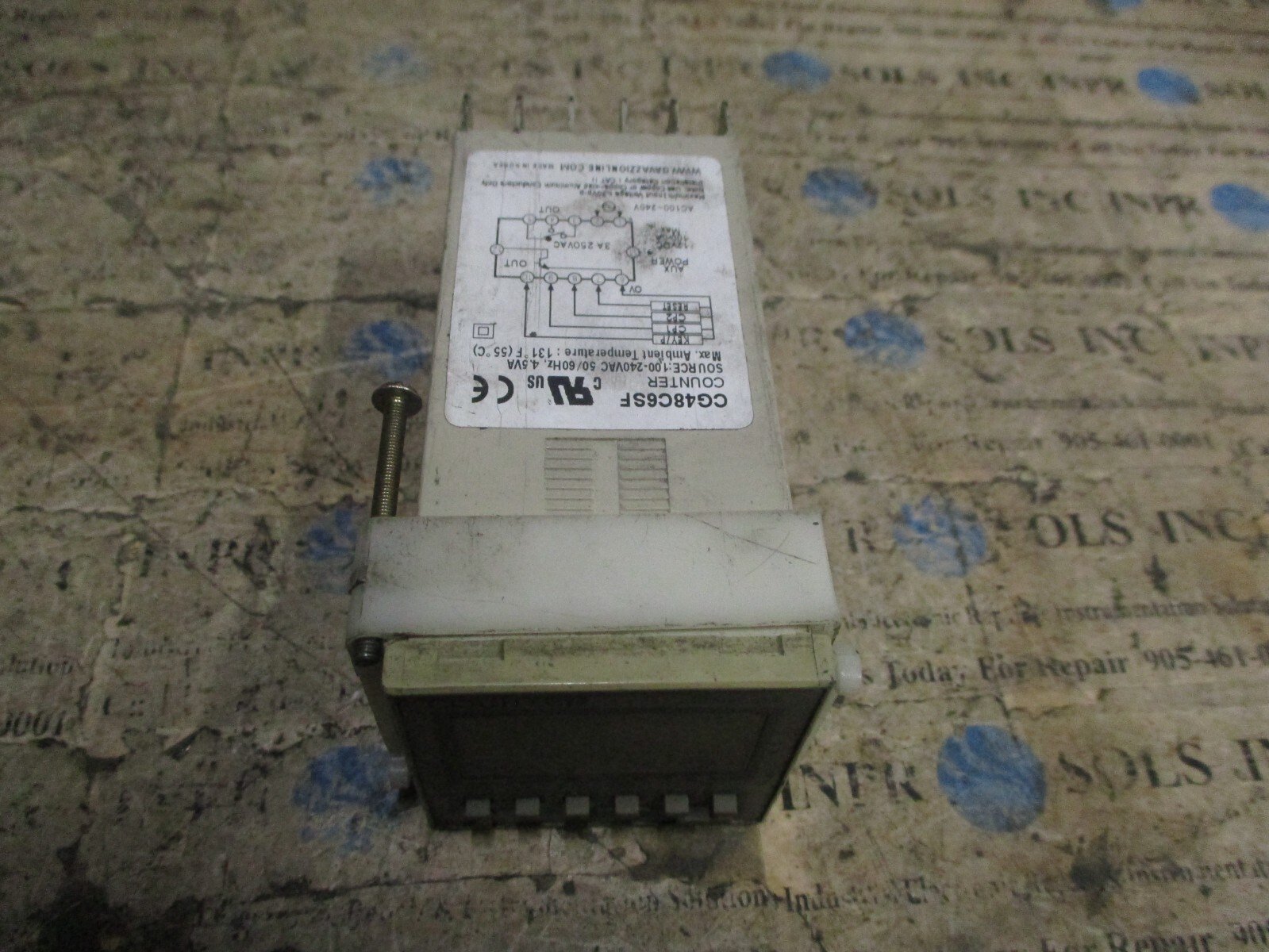 Carlo-Gavazzi-CG48C6SF-Counter-Module-100-240VAC-45VA-Carlo-Gavazzi-Tested-155787231442 Carlo Gavazzi CG48C6SF Counter Module 100-240VAC 4.5VA Carlo Gavazzi *Tested* - Image 1