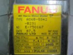 Fanuc A06B-0342-B231 AC Servo Motor  Model 5F 2000rpm 7.4Amp *For Parts* - Image 12