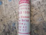 Gould Shawmut Tri-onic TRS100R Dual Element Time Delay Fuse (Used) - Image 3