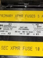 Hammond PH1000AJ Control Transformer 1PH 100VA 600V 120AC - Image 3
