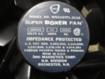 IMC WS2107FL-3110 Magnetics Super Boxer Fan 220/240V 0.13A Impedance Pr *Tested* - Image 4