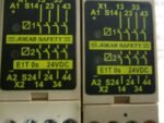 JOKAB E1T 0S Safety Relay Module Jokab E1T Relay 24VDC 1840VA *Tested***Lot of 3 - Image 9