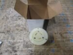 Leviton 2696 30A 600V 3-Phase Flanged Outlet L13-30R Nylon Locking Recepta *NEW*