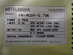 Mitsubishi FR-A024-0.75 Freqrol A024 Inverter 0.75kW 3PH 200-230V 5A *Tested* - Image 7