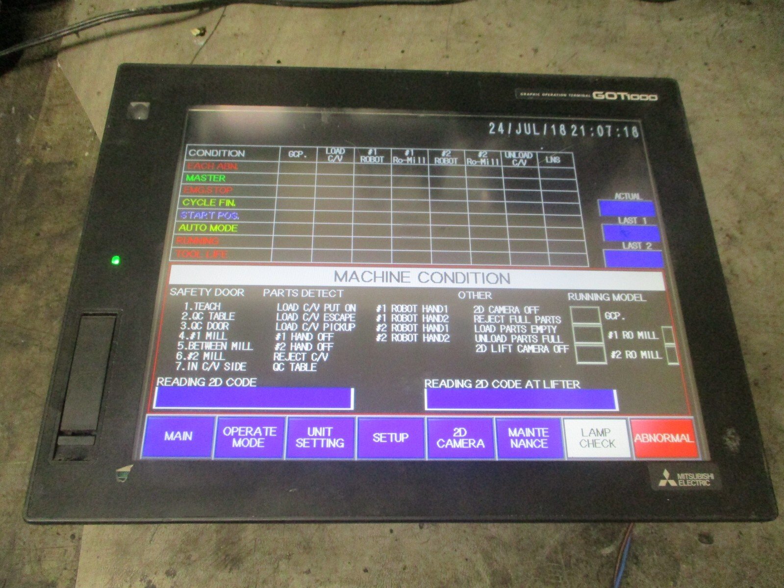 Mitsubishi-GT1685M-STBD-GOT1000-Graphic-Operation-Terminal-24VDC-40W-Tested-156318394632 Mitsubishi GT1685M-STBD GOT1000 Graphic Operation Terminal 24VDC 40W *Tested* - Image 1