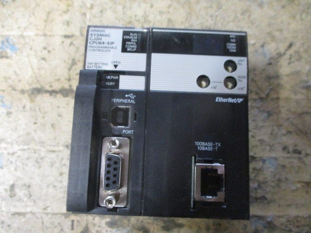 Omron-CJ2H-CPU64-EIP-Sysmac-PLC-CPU-Unit-Ver-13-EtherNetIP-EIP-Ver-20Tested-157985277612 Omron CJ2H-CPU64-EIP Sysmac PLC CPU Unit Ver 1.3 EtherNet/IP EIP Ver 2.0*Tested* - Image 1