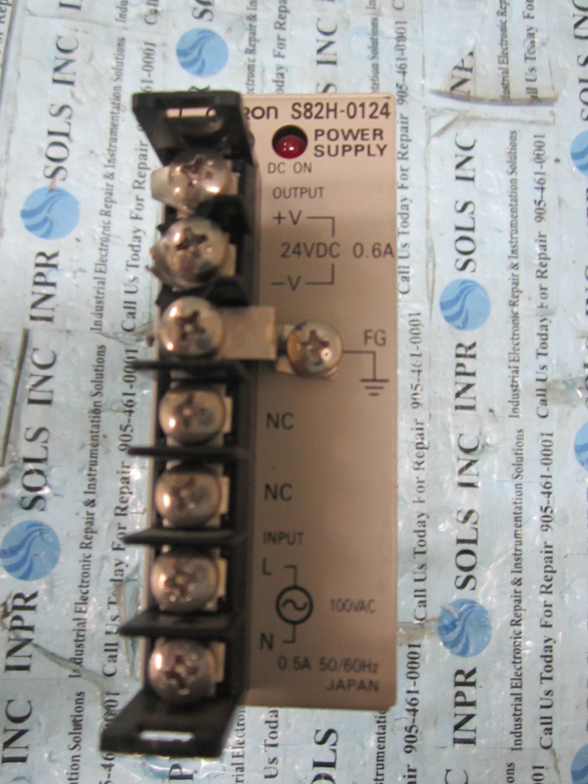 Omron-S82H-0124-DC-Power-Supply-Input-100VAC-Output-24VDC-6A-Fully-Tested-161249630702 Omron S82H-0124 DC Power Supply Input 100VAC, Output 24VDC .6A *Fully Tested* - Image 1