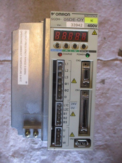 Omron-Yaskawa-SGDH-05DE-OY-Servopack-05kW-400V-3-Phase-Servo-Drive-Tested-168344099222 Omron Yaskawa SGDH-05DE-OY Servopack 0.5kW 400V 3-Phase Servo Drive *Tested* - Image 1