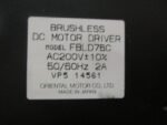 Oriental FBLD75C Brushless DC Motor Driver 200VAC +-10% 2A VP5 14561 *Tested* - Image 6