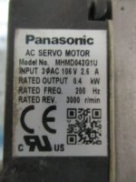 Panasonic MHMD042G1U AC Servo Motor 0.4KW 3000RPM 3-Phase AC *Fully Tested* - Image 8