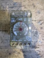 Pilz PF-1NB/FZ 2Uz Time Relay Ident: 453096 24VAC/DC 3.5VA 0.04-1.0Sec *Tested*