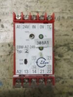 SCHMERSAL EBW-AZ-24V Safety Relay Unit Typ: 2 120mA 24VDC 250VAC 500mA *Tested* - Image 3