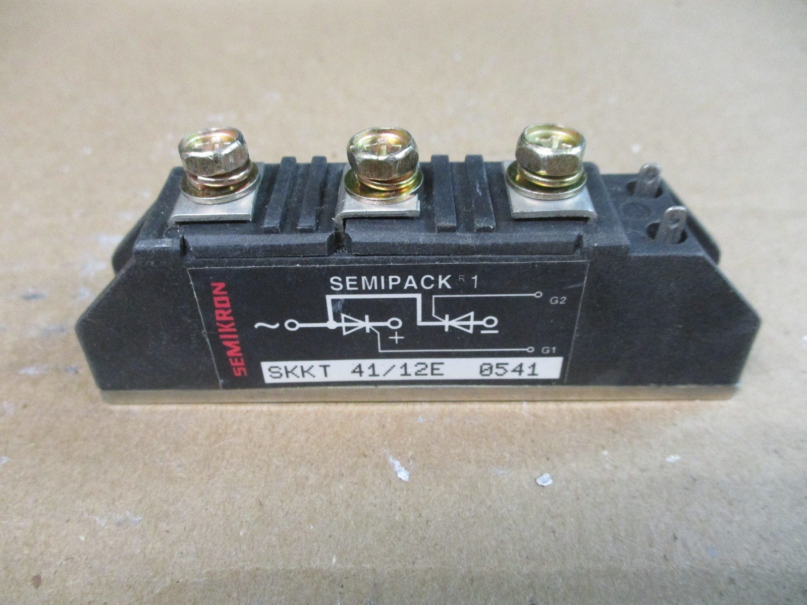 SKKT4112E-IGBT-MODULE-USEDFULLY-Tested-153009379702 SKKT41/12E IGBT MODULE USEDFULLY Tested - Image 1