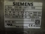 Siemens 1FK7103-5AF71-1SA0 AC Servo Motor 14/36Nm 27.5A 5000rpm 258V *Tested* - Image 9