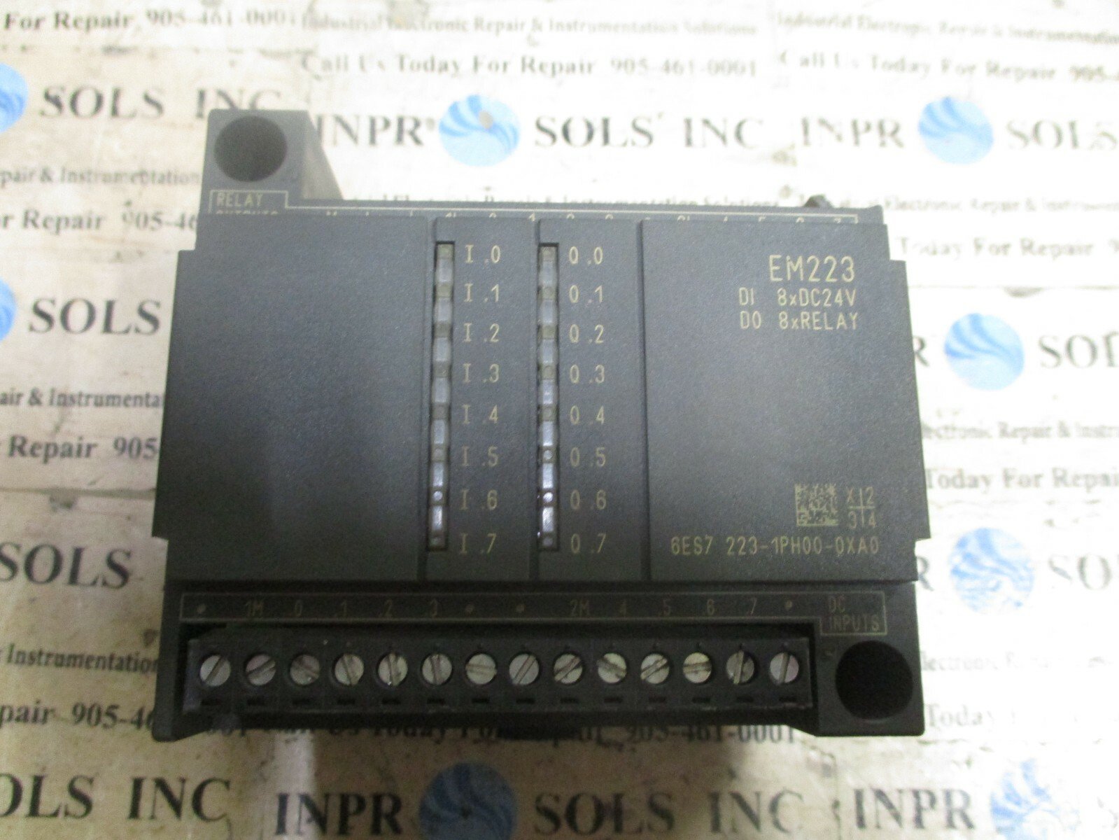 Siemens-6ES7-223-1PH00-0XA0-EM223-IO-Module-DI8x24VDC-D08XR-15-30VDC-Tested-165454569802 Siemens 6ES7 223-1PH00-0XA0 EM223 IO Module DI8x24VDC D08XR 15-30VDC *Tested* - Image 1