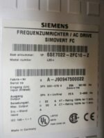 Siemens 6SE7022-2FC10-Z SIMOVERT FC Frequency Inverter 500-575VAC 20A *Tested* - Image 5